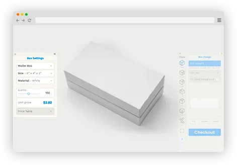 Step 1: Choose your custom box and start designing