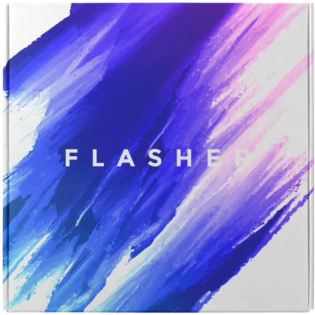 Stunning custom mailer box with the Flasher Logo