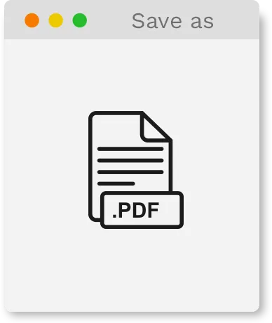 PDF file format in macOS Finder