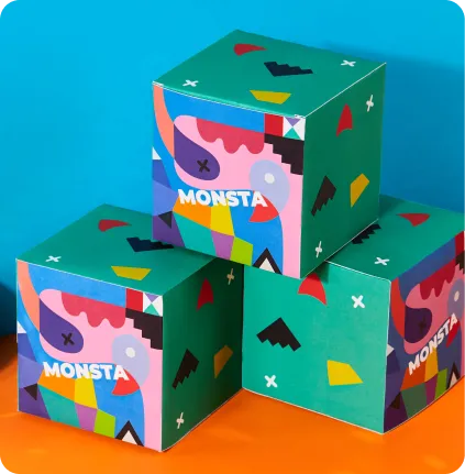 Custom folding boxes with full-color printing